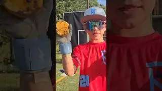 Orange 🍊 vs Pitching Machine vs Baseball bat #baseball #smash #baseballlife #baseballswing