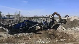Дробление железобетоных изделий после демонтажа