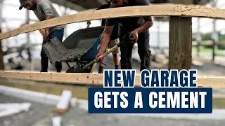 New Garage Gets Cement!