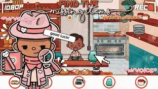 Find the *MISSING* ITEMS!🕵️👀🩶 | Spooky Edition!👻✨| *W/MUSIC🔊* | Toca Life World🌍 | Toca Lani🌺