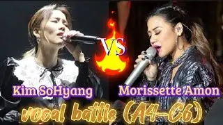 SOHYANG VS MORISSETTE AMON (vocal battle A4-C6)/repost