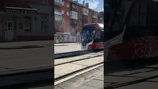 5873 после длительного простоя #пермь #пермскийкрай #трамвай
