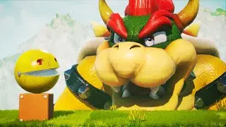 Pacman VS Bowser in Super Mario World