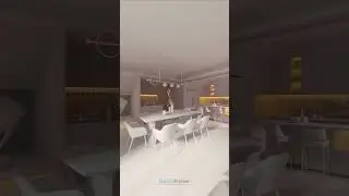 The laser Transition of the dining room 