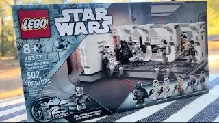 UNBOXING:BOARDING THE TANTIVE IV OUTDOORS! #lego #legostarwars #starwars #outside #fives #darthvader