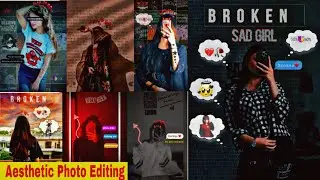 PicsArt new aesthetic photo editing picsart viral photo editing