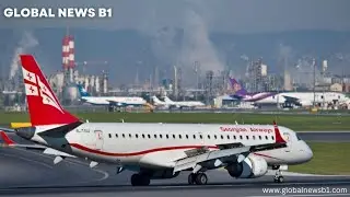 Georgia's national airline bans Georgia's President  #shorts