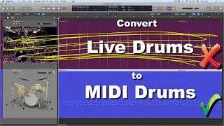 Convert Live Drums to MIDI in Logic Pro X 🥁🥁🥁