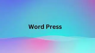 Word Press- Classes-Defination 