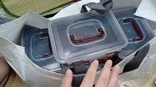 실패노트 토끼 대용량 사료 보관통 보관용 다이소 김치통 7L & 3L