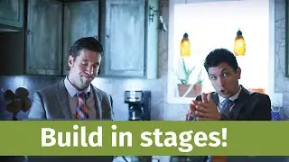 Why it is a good idea to plan and build in stages.