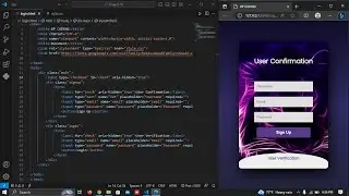 Part-1 | Make a animated login and registration form | HTML | CSS | Part-1 | Powered by BP CODING