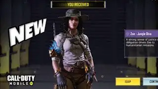 *New* Epic Character Zoe Jungle Diva COD Mobile