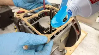 Ricostruire la GUARNIZIONE della TESTATA di un MOTORE d'epoca col DENTIFRICIO