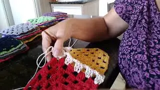 COSTURAR SQUARES SEM CORTAR O FIO