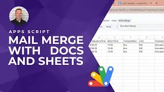 How to Mail Merge with Google Docs and Sheets (Apps Script Tutorial)