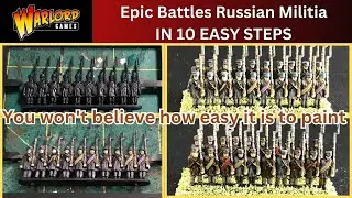 Speed Painting Russian Militia for Epic Battles - Warlord Games Tutorial