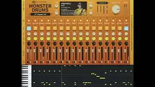 Monster Drums v3 - PEPADU KIT Demo (POP ROCK KIT)