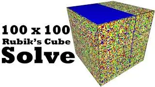 Shaggy Solves A 100x100 Rubik's Cube