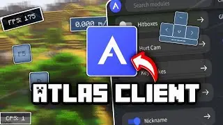 🔥ATLAS CLIENT For MCPE 1.21+ | 120+ FPS On Mobile 💀 || Atlas Client.