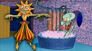 SunMan Fnaf 9 drops in Squidward house