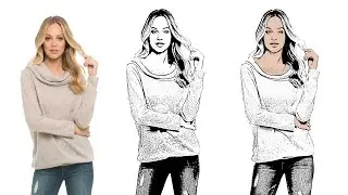 Photoshop CC 2017 - Transformer une photo en dessin (Partie 6)