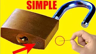 10 Ways to Open a Lock 🔴 NEW (kako otvoriti katanac bez kljuca)