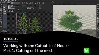 Working with the Cutout Leaf Node in PlantFactory - Part 1