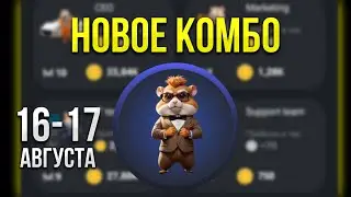Новое КОМБО в Хамстер Комбат 16-17 августа! КАК ПОЛУЧИТЬ 5 МИЛЛИОНОВ МОНЕТ В HAMSTER KOMBAT