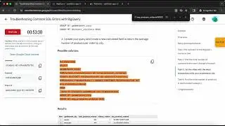 Troubleshooting Common SQL Errors with BigQuery | GSP408