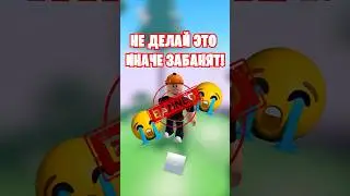 😳НИКОГДА НЕ ДЕЛАЙ ЭТОГО ЧТОБЫ ТЕБЯ НЕ ЗАБАНИЛИ В РОБЛОКС!