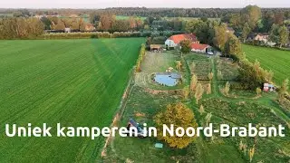 Kamperen met een Defender 110 + daktent bij Microcampspace De Lieve Wies in Noord-Brabant