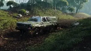 OFF-ROAD TRIP - 3D Blender + Houdini FLIP Simulation