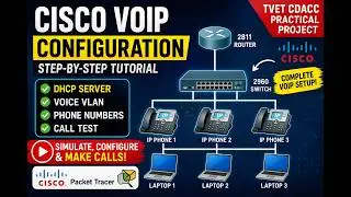 Cisco VoIP Explainer: Router, Switch, DHCP & IP Phone Configuration (TVET 2025)