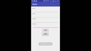 Android SQLite Database Tutorial - Add, Update and Delete Record