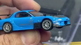 MINIGT RE-Amemiya Mazda RX7 20B NA 3ROTOR 7 with Ama-san figure 1: 64 scale diecast
