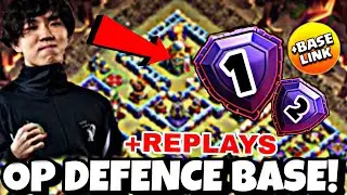 ONLY 1 STAR TH16 Base LINK + Replays BEST Town Hall 16 COC | UNBEATABLE Th16 War Base & Legend Base