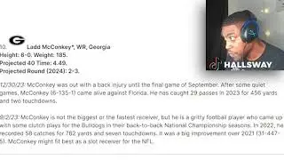 Ladd McConkey Highlights, Los Angeles Chargers | WR 2024 NFL Draft Round 2, Pick 34 [GEORGIA]