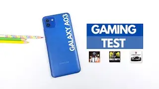 Samsung Galaxy A03 Gaming TEST