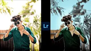 Blue and dark effect tone lightroom photo editing