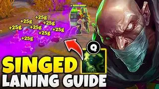 The ONLY Laning Singed guide you need to watch... (RANK 1 PROXY SECRETS)