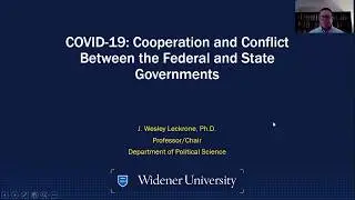 COVID-19: Cooperation and Conflict Between the Federal and State Governments