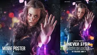 Create an Movie Poster With Bokeh And Light Effect In Photoshop CC