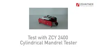 ZCY 2400 Cylindrical Mandrel Tester pass/fail test