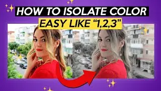 How to isolate color in a photo Photoshop Tutorial