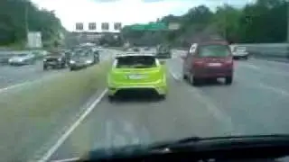 New Ford Focus RS 2009 Driving