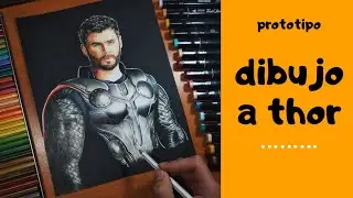 Cómo dibujar a Thor Avengers endgame
