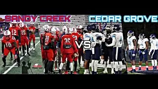 Exclusive MatchUp Of Sandy Creek High School vs Cedar Grove High School (Full Game Highlights)
