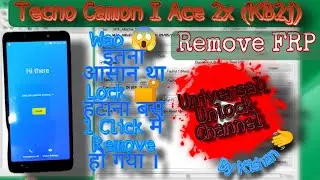 Wao 😱 इतना आसान हैं Lock 🔐 हटाना । Tecno KB2J Pattern & FRP Remove By UMT Dongal Only 1 Click 💯😊📱