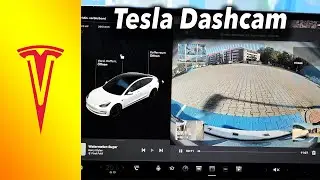 So sehen die Dashcam Aufnahmen im Tesla aus